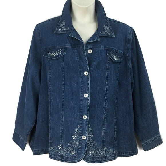 alfred dunner denim jacket